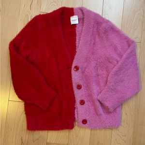 Girls fuzzy sweater